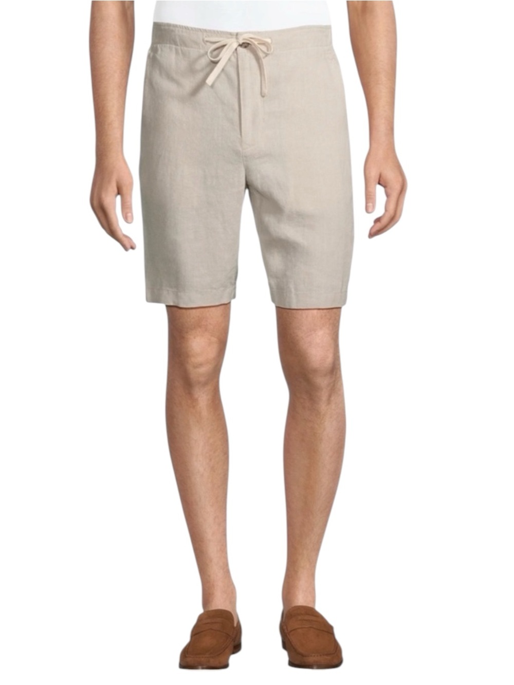 Vince Men’s 100% Hemp Lightweight Shorts XL Beige Drawstring Style#M5156-2629